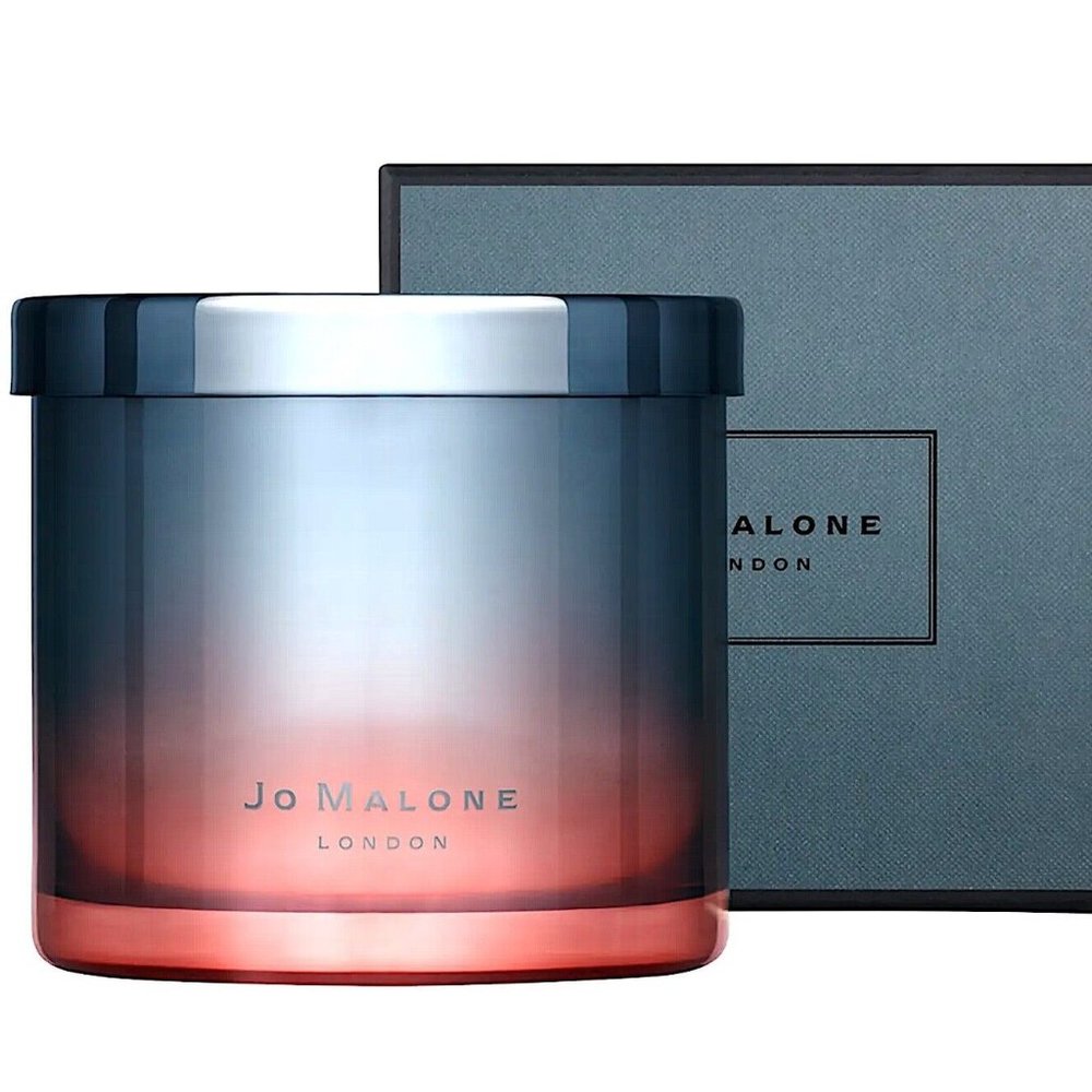 New Boxed Jo Malone Pomegranate Noir & Peony & Blush Suede Layered 3-Wick Candle